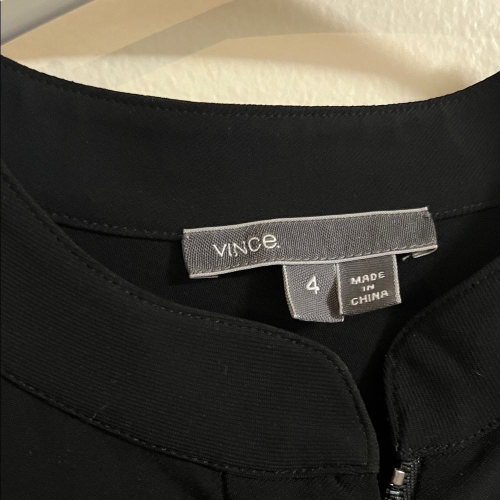Vince Classic Black Jumpsuit - Picture 2 of 8